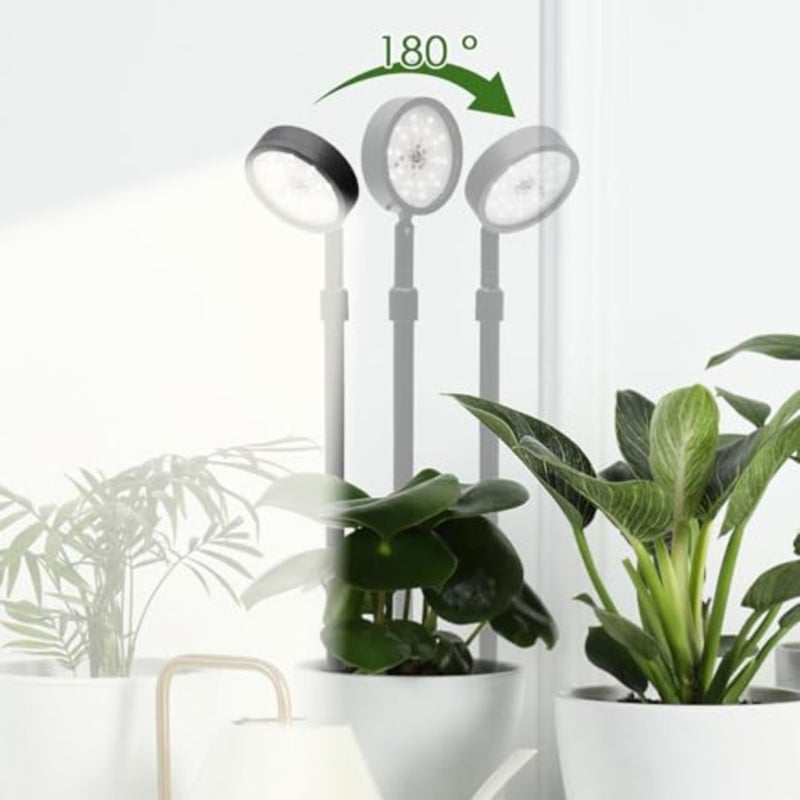 LED Grow Light Full Spectrum for Indoor Plants Adjustable Height Plant Lamp Smart 3/9/12H Timer Optical Lens for Enhanced Plant Vitality Home Greenhouse Use - Image 3