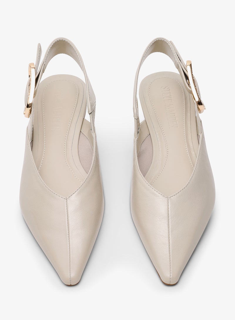 STEVE MADDEN SIANNA Textured Slingback Flats - Image 4