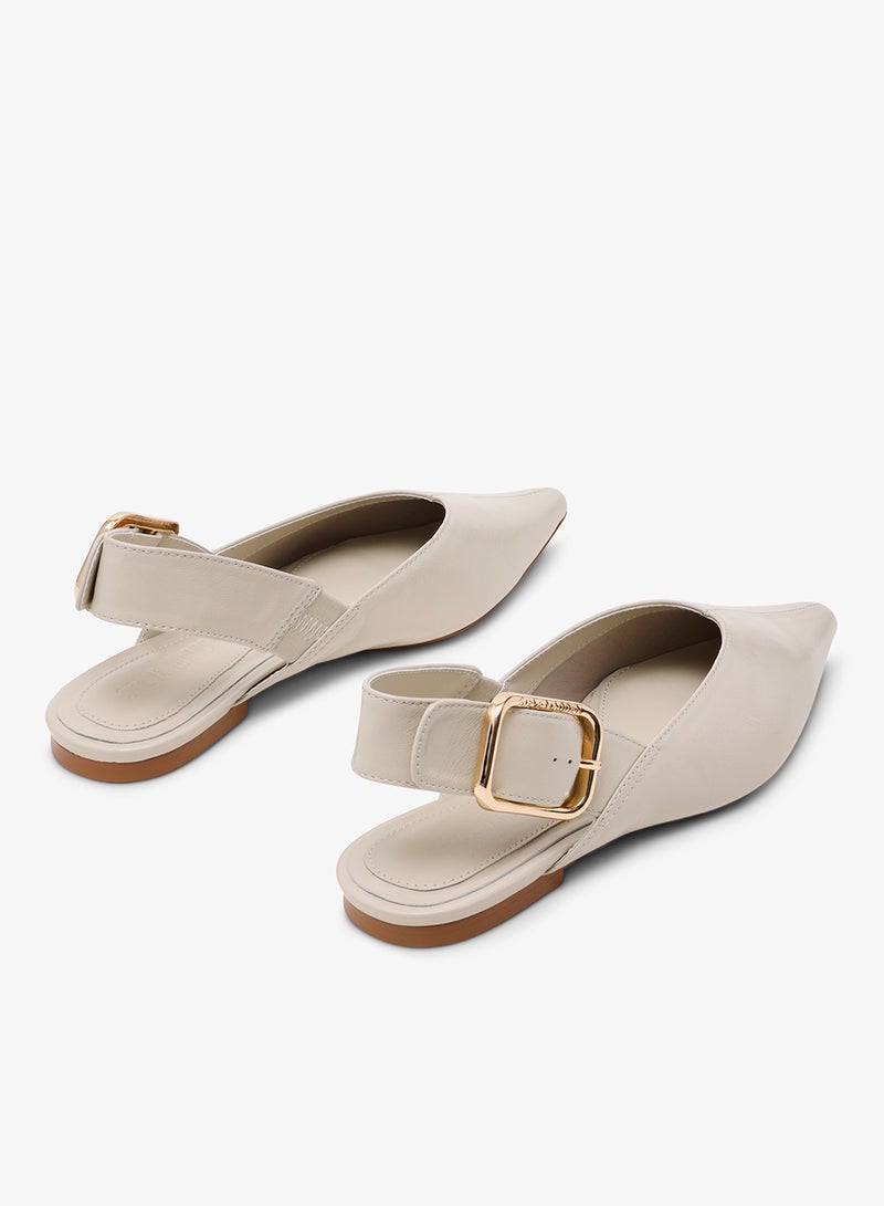 STEVE MADDEN SIANNA Textured Slingback Flats - Image 3