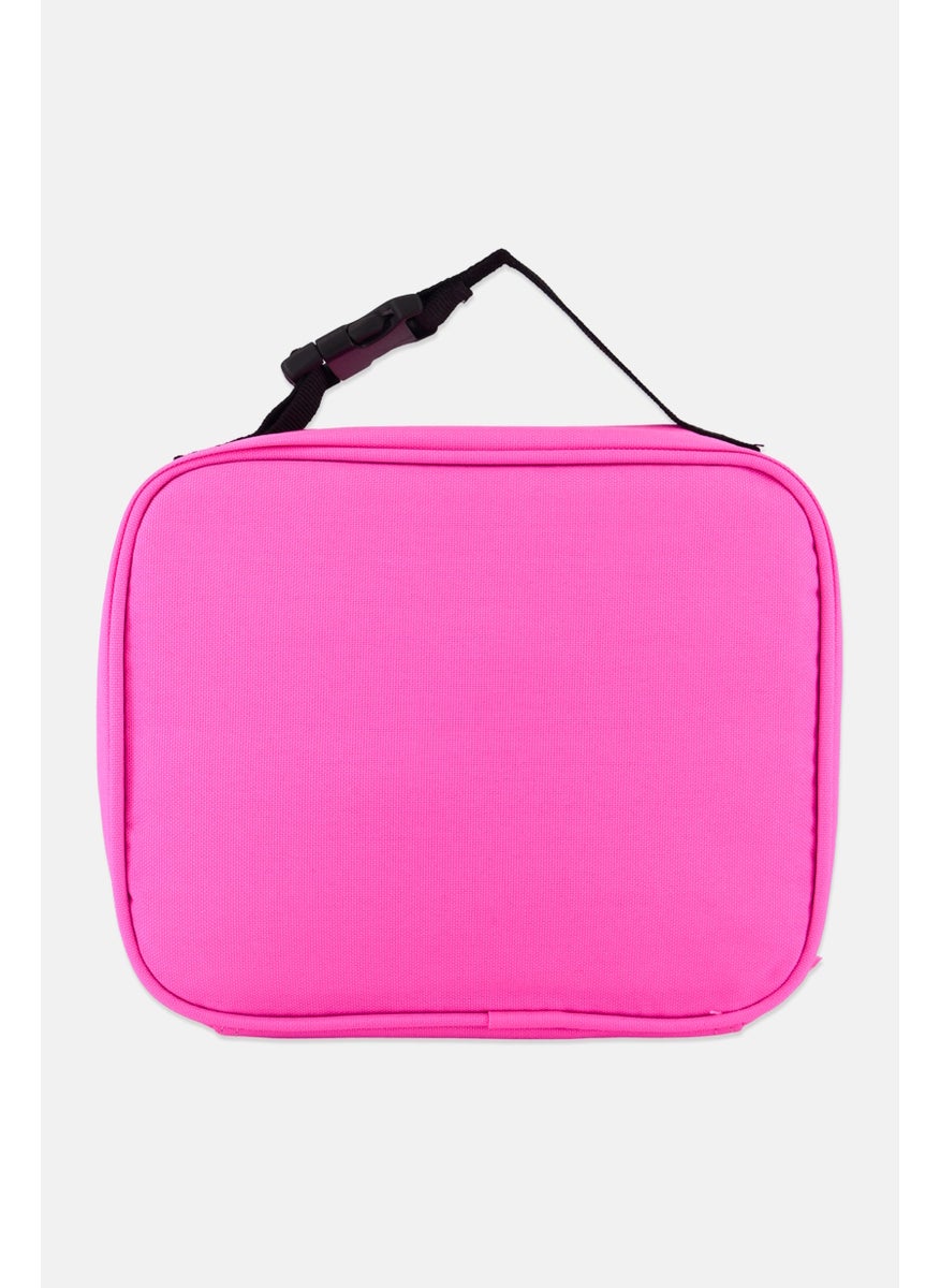 PUMA Kids Girl Brand Logo Lunch Box Bag 23 L x 18 H x 9 W cm, Pink  - Image 3