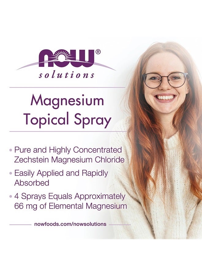 now Solutions, Magnesium Topical Spray, from the Ancient Zechstein Seabed, Highly Concentrated, 8 Fl Oz (Pack of 1) - Image 3