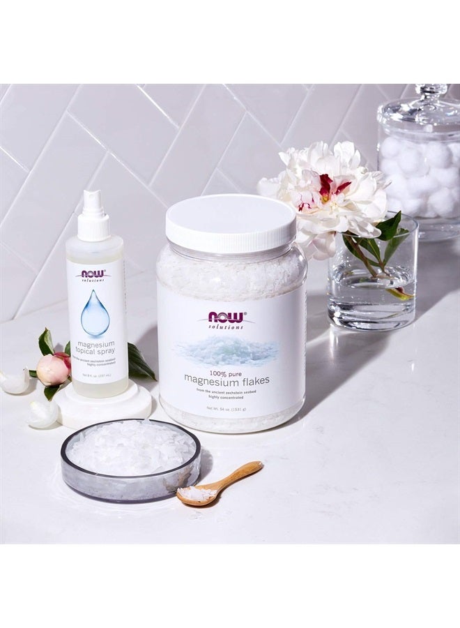 now Solutions, Magnesium Topical Spray, from the Ancient Zechstein Seabed, Highly Concentrated, 8 Fl Oz (Pack of 1) - Image 4