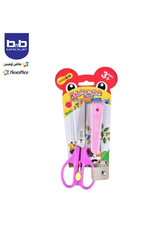 FLEXOFFICE Kids Scissors Crafts Kits Preschool-with A Pair of Child-Safe Scissors, Small. - Image 1