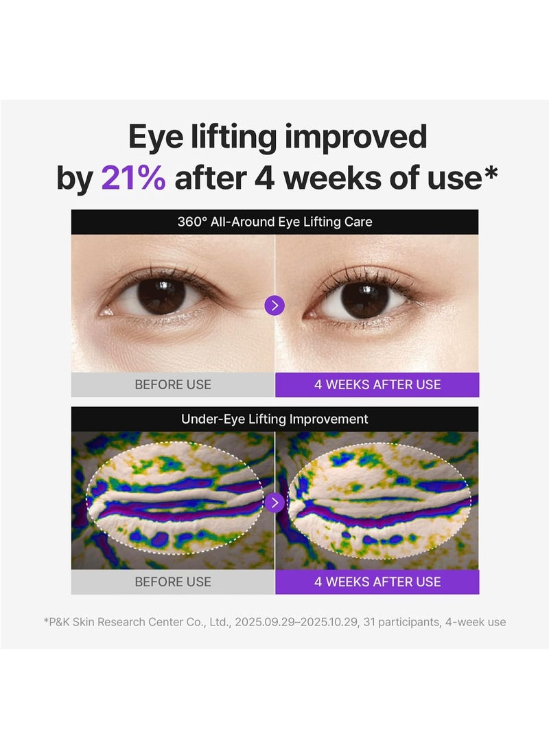 Centellian24 360 Shot PDRN Firming Eye Cream 30ml - Retinol Anti-Ageing Eye Cream for Saggy Eyes, Smoothes Wrinkles, Firming and Moisturising Care for Eye Puffiness - Image 4