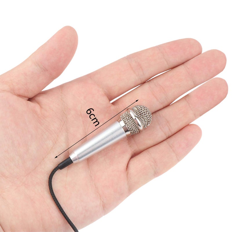 LOCOLO 4Pcs Mini Microphone Mini Karaoke Microphone for Voice Recording Portable Microphone Chatting and Singing Compatible with Smartphone iPhone iPad Laptop - Image 4