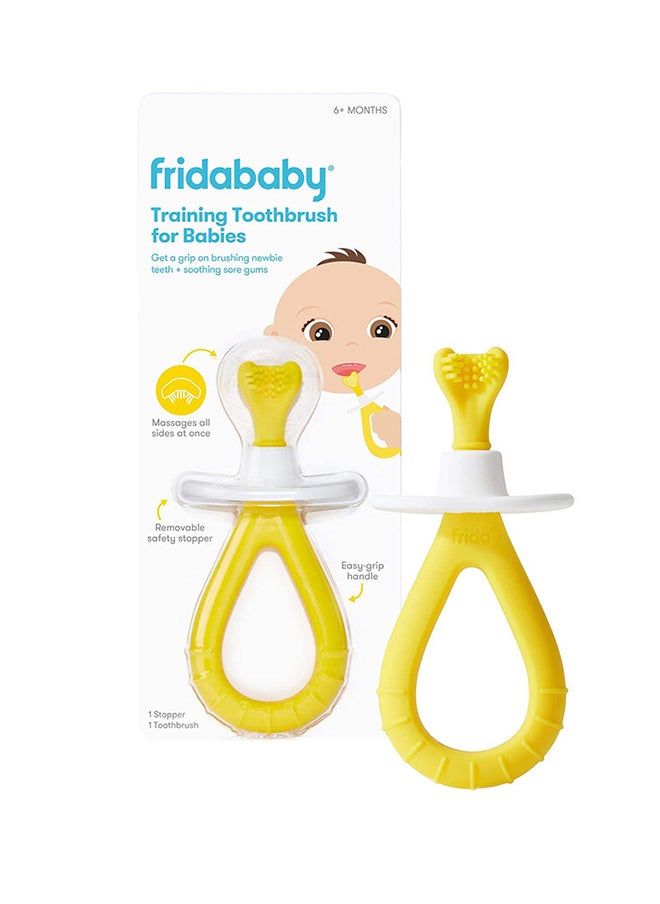 fridababy فرشاة أسنان للرضع والأطفال الصغار للعناية بالفم للثة الحساسة  - Image 1