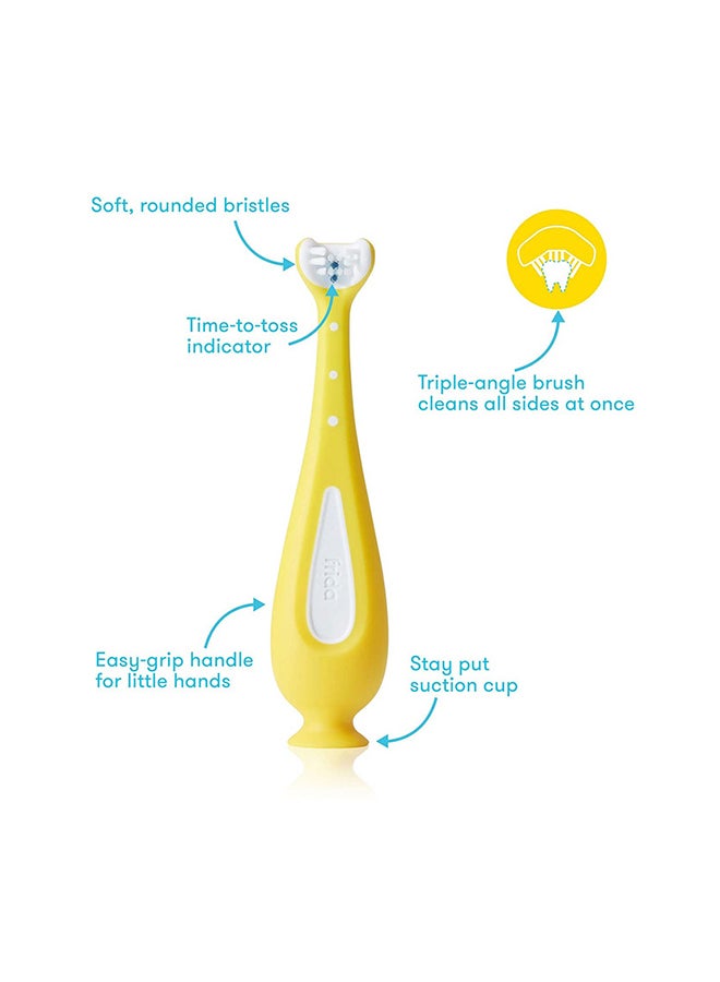 فريدا بيبي فرشاة أسنان للأطفال الصغار للعناية بالفم لثة حساسة عبوة كومبو - Image 5