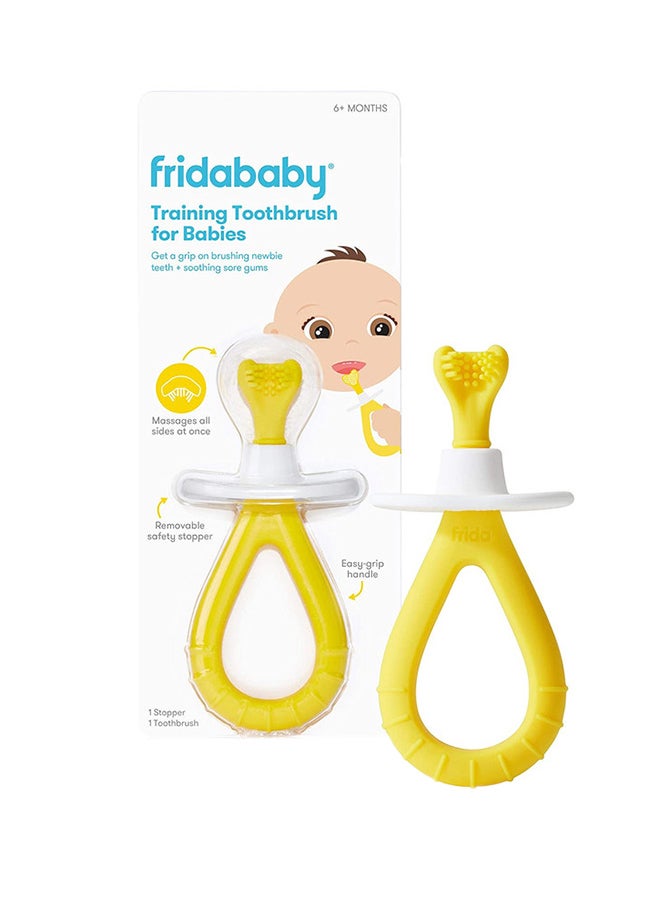 فريدا بيبي فرشاة أسنان للأطفال الصغار للعناية بالفم لثة حساسة عبوة كومبو - Image 1
