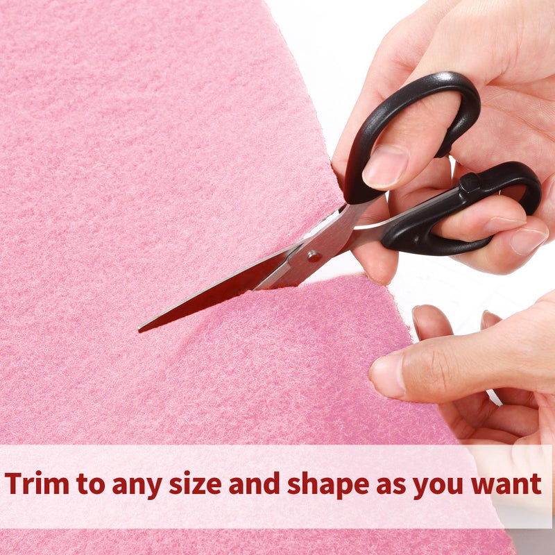 HOMBYS 450 GSM Extra Thick 3x10 ft Pink Carpet Runner for Partys & Events, Heavy-Duty Felt Aisle Runway Rug for Steps, Prom Proposal & Wedding Ceremony Decorations, Hollywood Oscars for VIP Awards - Image 4