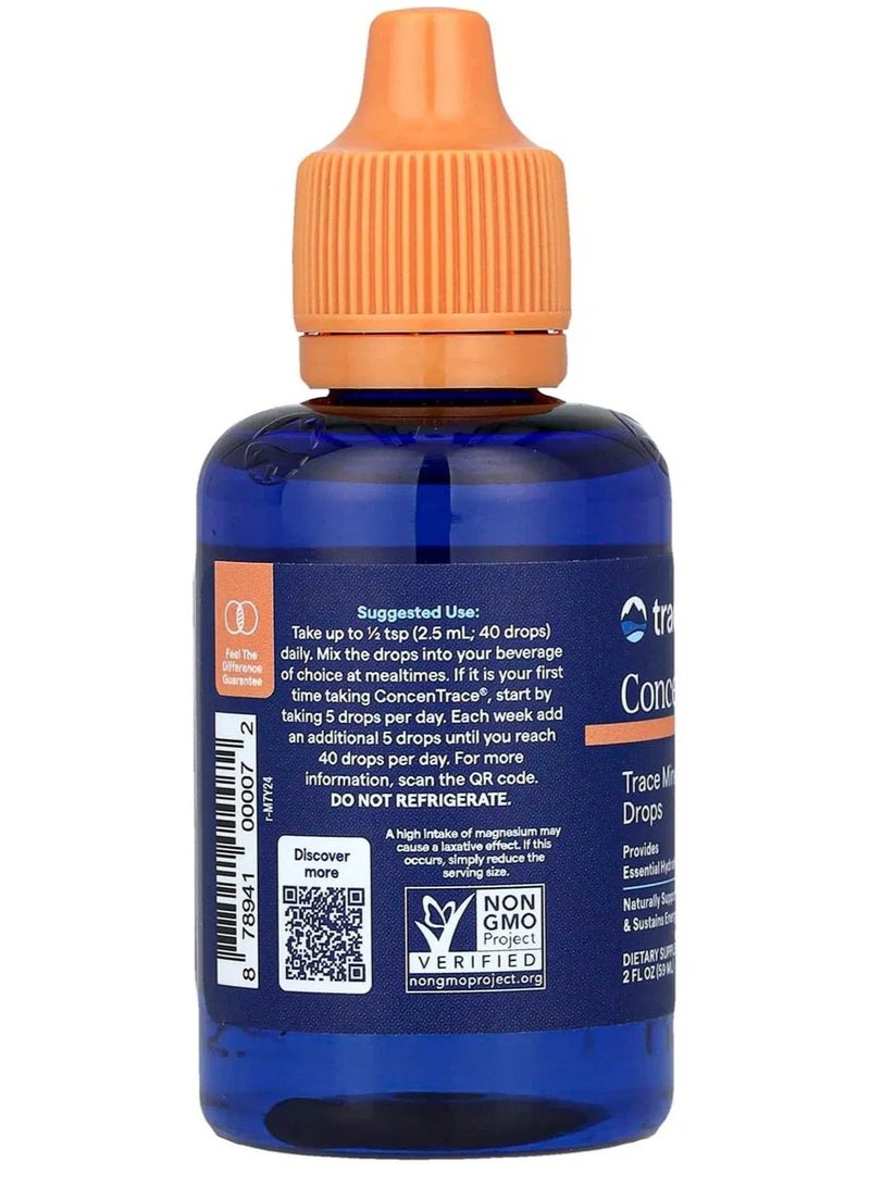 Trace Minerals ConcenTrace Liquid Mineral Support, Ionic Trace Mineral Drops, 59ml - Image 2