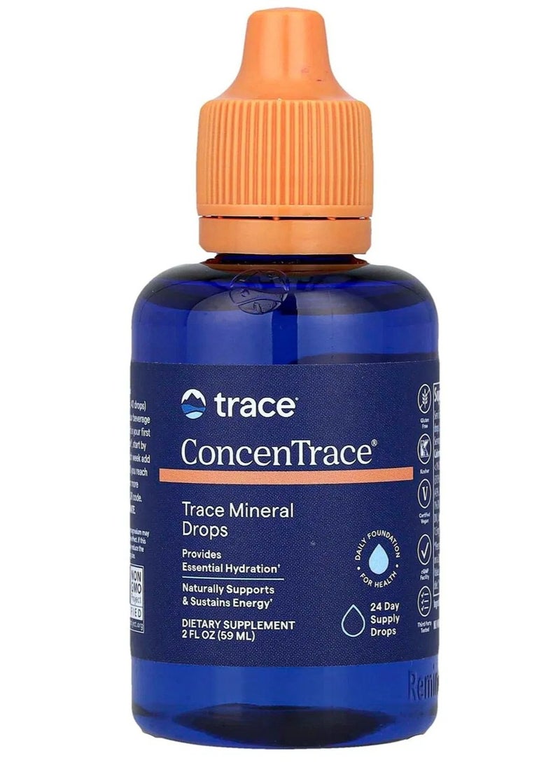 Trace Minerals ConcenTrace Liquid Mineral Support, Ionic Trace Mineral Drops, 59ml - Image 3