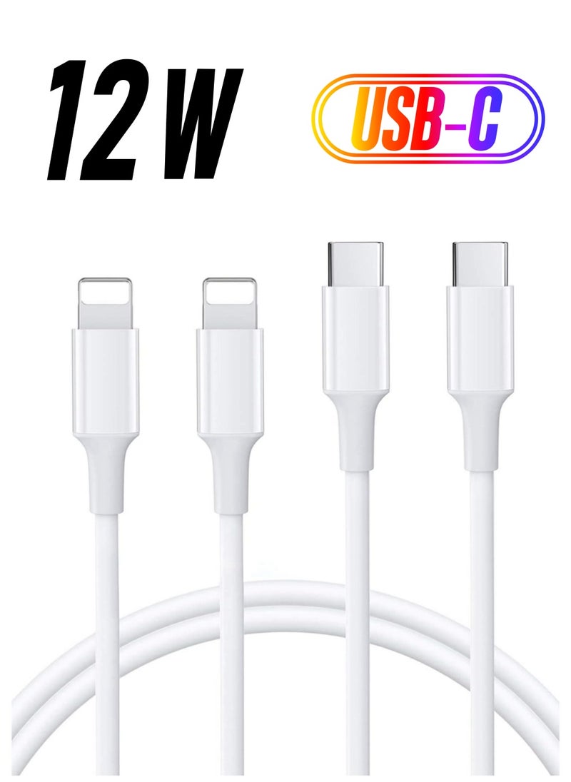 ELTRAZONE - USB C to Lightning Cable 2Pack 3FT [Apple MFi Certified] iPhone 11 Lightning to USB-C Fast Charging Cable Compatible iPhone 12 11/11 Pro/11 Pro Max/X/XS/XR/XS Max/8/8 Plus - Image 1