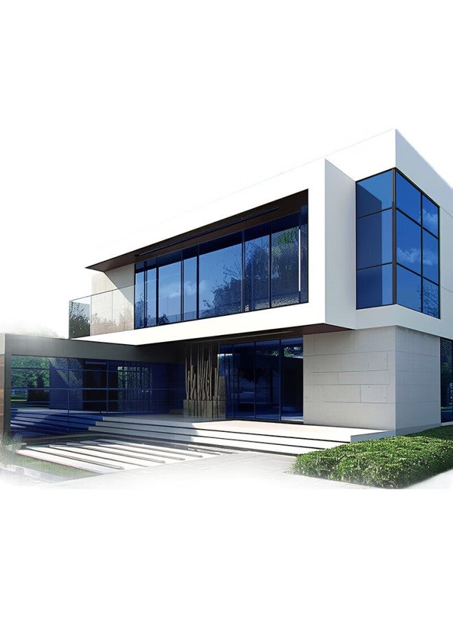 Cuttlefish Sun Protection Heat Insulation Film, One-Way Transparent Glass Sunshade Film, Heat Insulation Film, Glass Sticker, Window Light-Blocking Film, 60*200Cm - Image 2