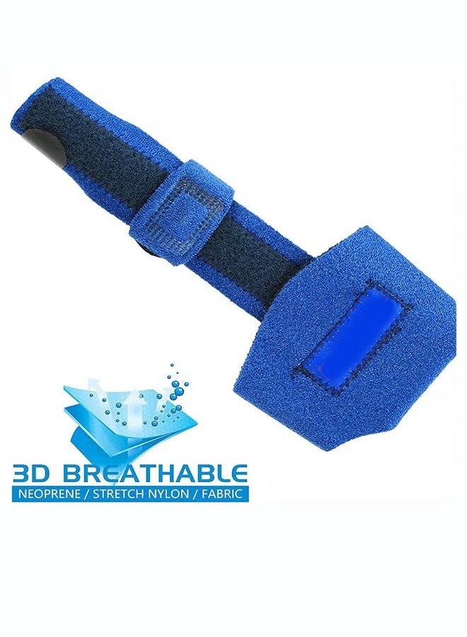 Unewshi Finger Extension Splint for Trigger Finger Mallet Finger Finger Knuckle Immobilization Finger Fractures Wounds Post-Operative Care and Pain Relief Malleable Metallic Hand Splint Finger Support  - Image 4
