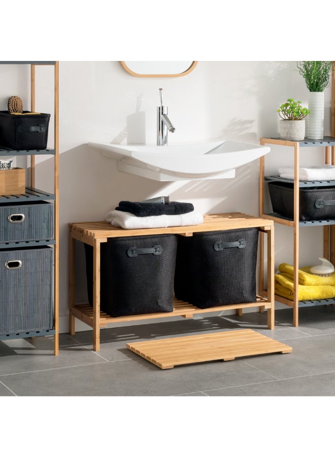 Five Simply Smart Rectangular Small Bamboo Duckboard Brown 1.6 x 36 x 53 cm 155989 - Image 5