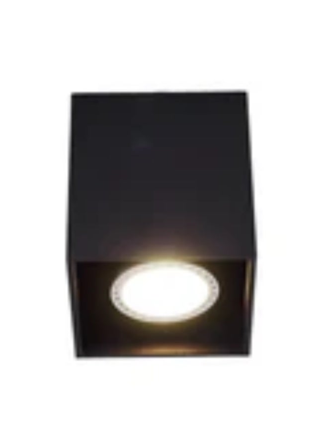 مصباح سقف مستطيل حديث أسود مفرد - Image 4