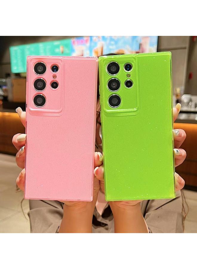 S-TOP Case For Samsung Galaxy S24 Ultra 5G Jelly Glitter Solid Color TPU Phone Case - Image 3