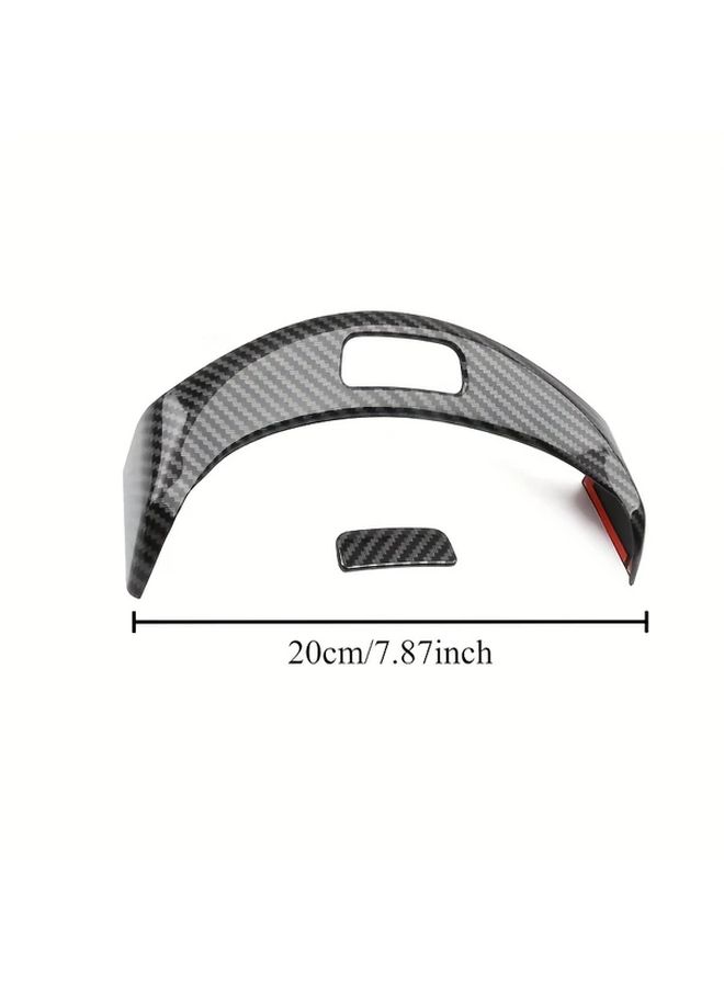 Black 2 Piece Set Center Console Button Cover For 15 21 C Class 16 23 E Class Models - Image 2