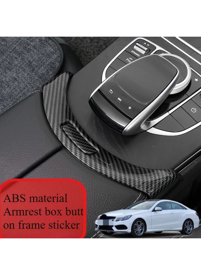 Black 2 Piece Set Center Console Button Cover For 15 21 C Class 16 23 E Class Models - Image 4
