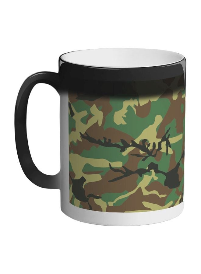 RYN Army Clothing Printed Colour Changing Coffee Mug Black 11ounce