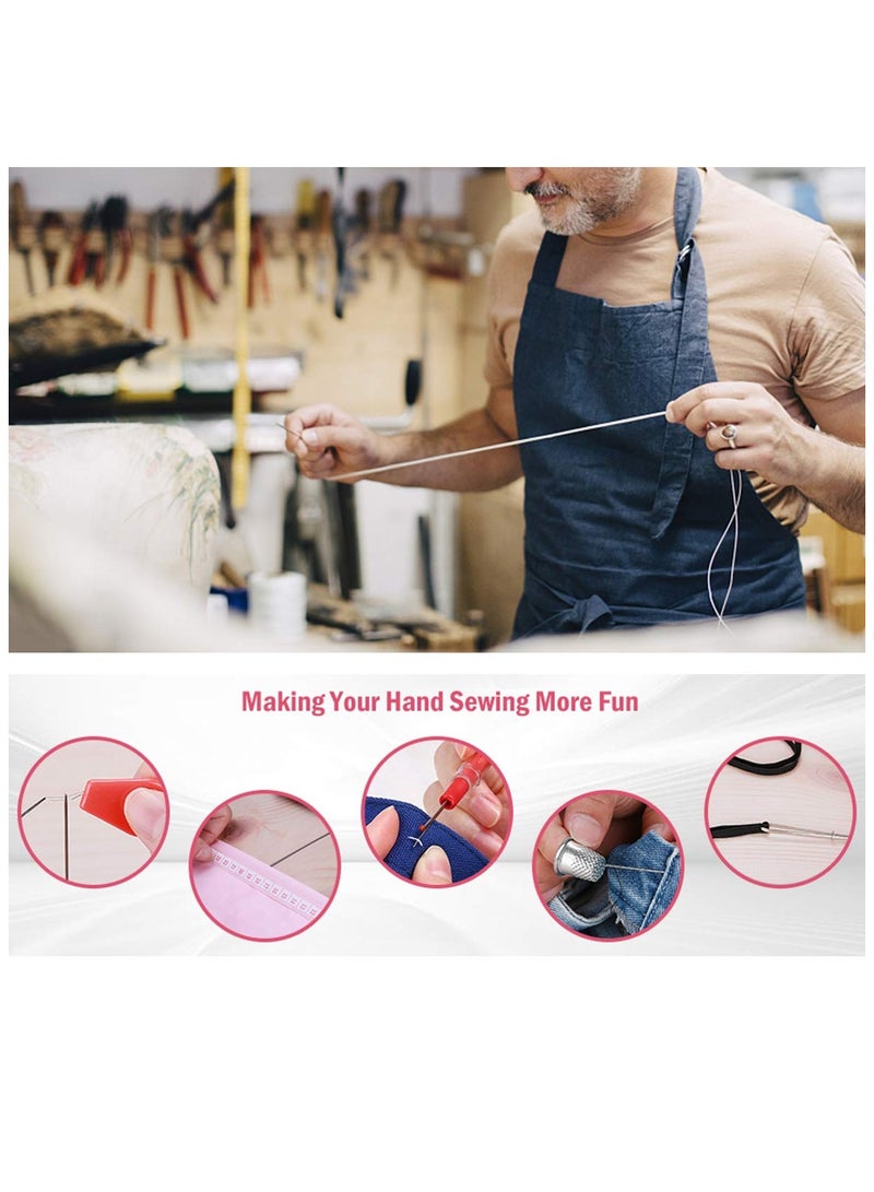 Super Asian Double Layer Tailoring Travel Sewing Sets Kit Box with 24 Thread Spool, Needles, Measure Tape, Bobbins, Shirt and Pant Buttons, Seam Ripper, Scissor, Pearl Pin etc. with Sewing Kit Box. - Image 2