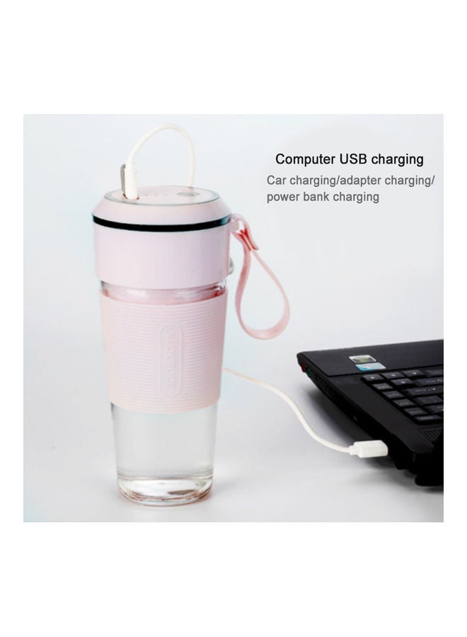 Halamodo Portable Rechargeable Blender Cup with 6 Stainless Steel Blades, USB Charging, and BPA-Free Design, for Making Smoothies, Shakes, and Juices On-the-Go, Perfect for Travel and Gym - Image 4