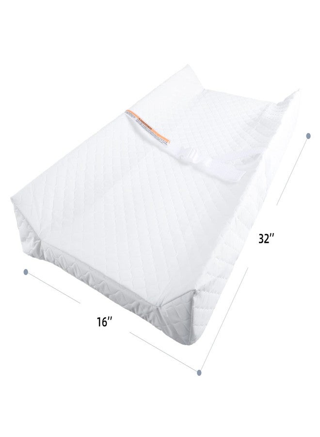 BBjixiang Baby Diaper Changing Table Pad with Waterproof Cover, Contour Changing Pad for Dresser Top 32”×16” - Image 2