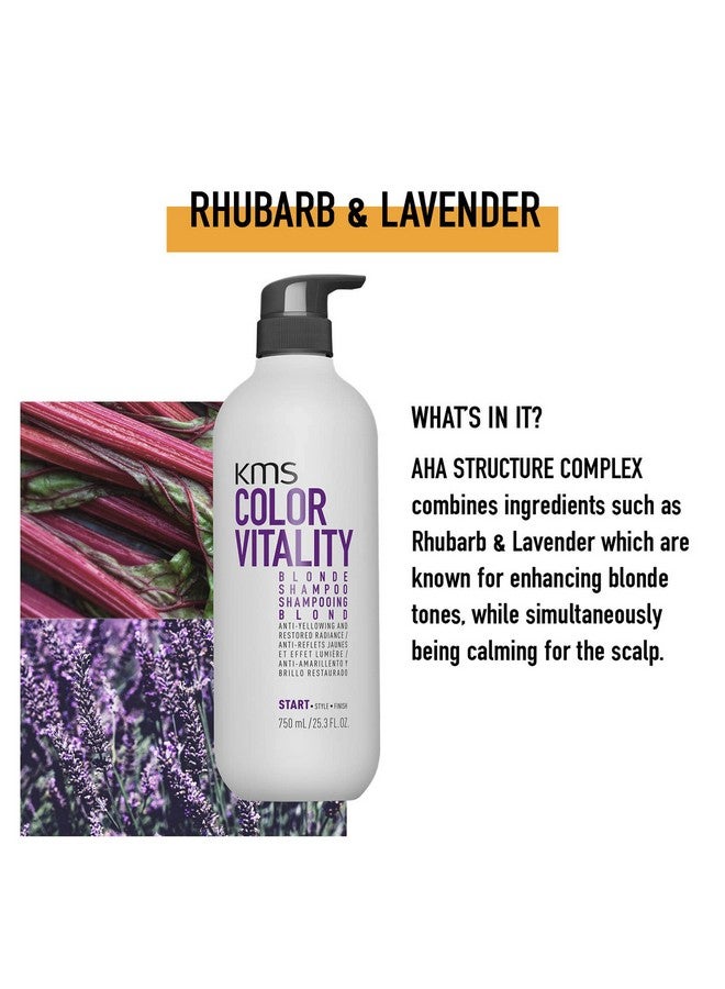 كي أم أس شامبو كولور فيتاليتي للشعر الأشقر 750 مل - Image 3