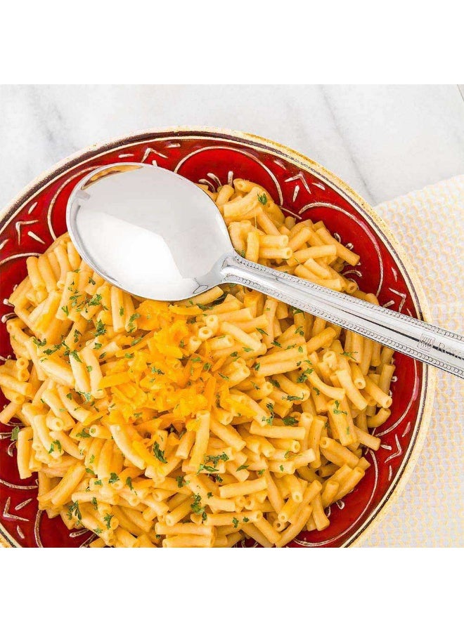 Restaurantware 9 Inch x 2.2 Inch Serving Spoon, 1 Solid Catering Spoon - Polished Finish, Dishwashable, Stainless Steel Buffet Spoon, Serving Utensil For Parties, Catering, Banquets, or Homes - Image 3