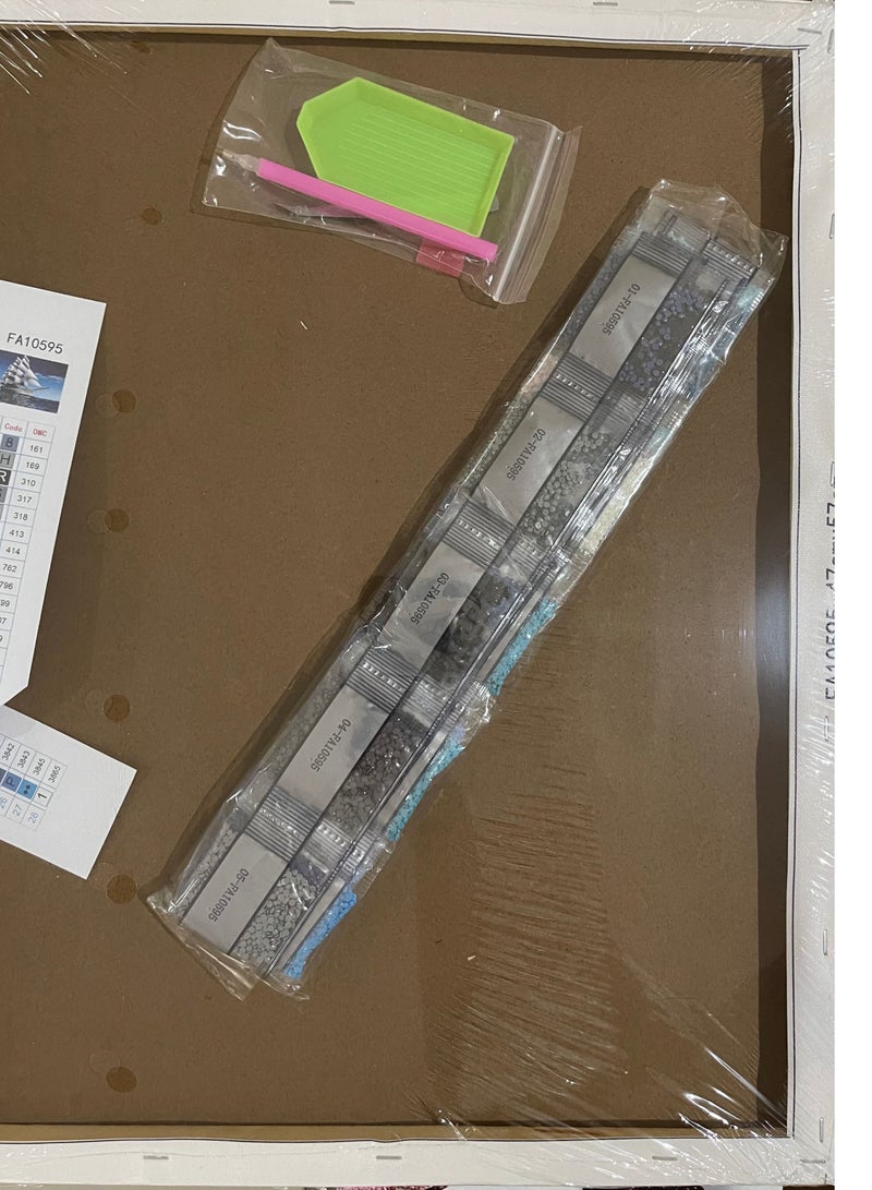 STRATEG DIY 5D Round Diamond Painting Multicolor - Image 3