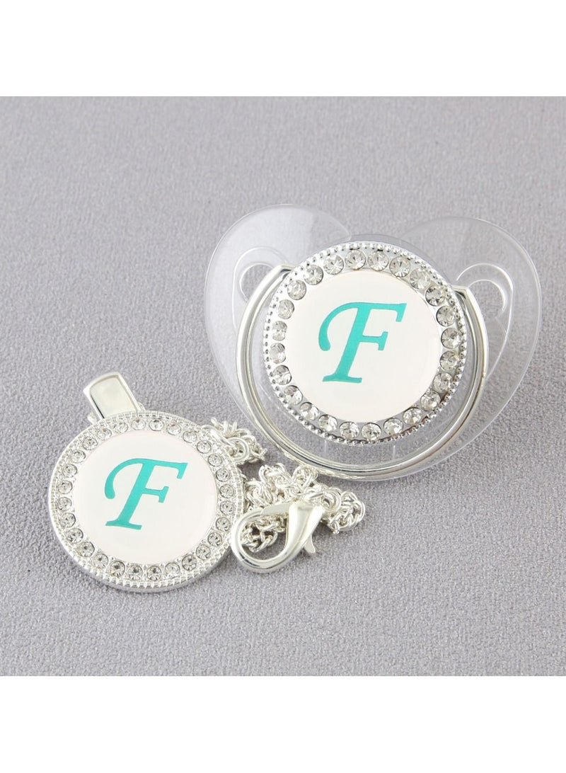 Loquat Alphabet Baby Shiny Diamond Pacifier