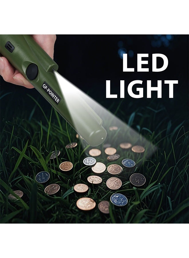 HAVEN Metal Detector, Safety Protection Handheld Metal Pinpointer Detector, Waterproof Anti-Dust Gold Detector, Treasure Pinpointing Metal Finder for Adults and Kids (No battery included） - Image 3