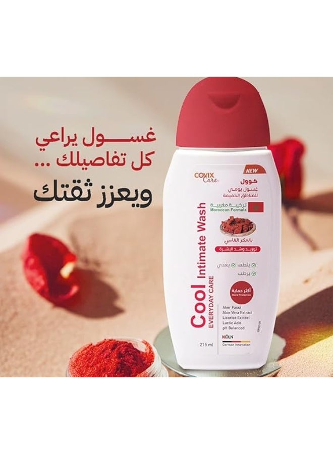 Care Cool Intimate Wash Everyday Care With Aker Fassi Extract - 215ml - Image 1