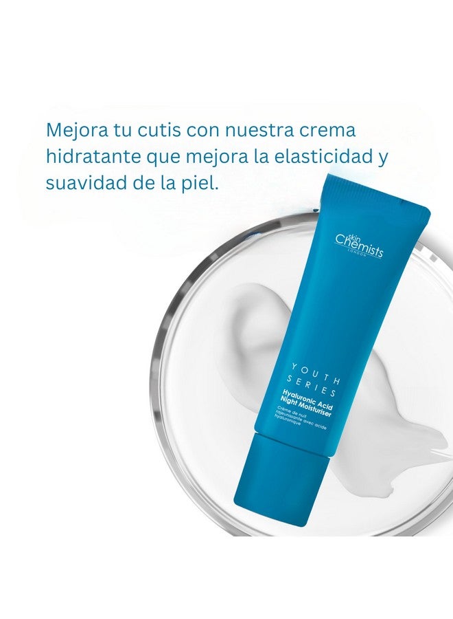 Skin Chemists Hyaluronic Acid Anti Aging Night Cream | 1% Hyaluronic Acid Infused Skin Care Anti Aging Face Moisturizer | Protects Against Fine Lines And Wrinkles |1.69 Fl Oz - Image 3