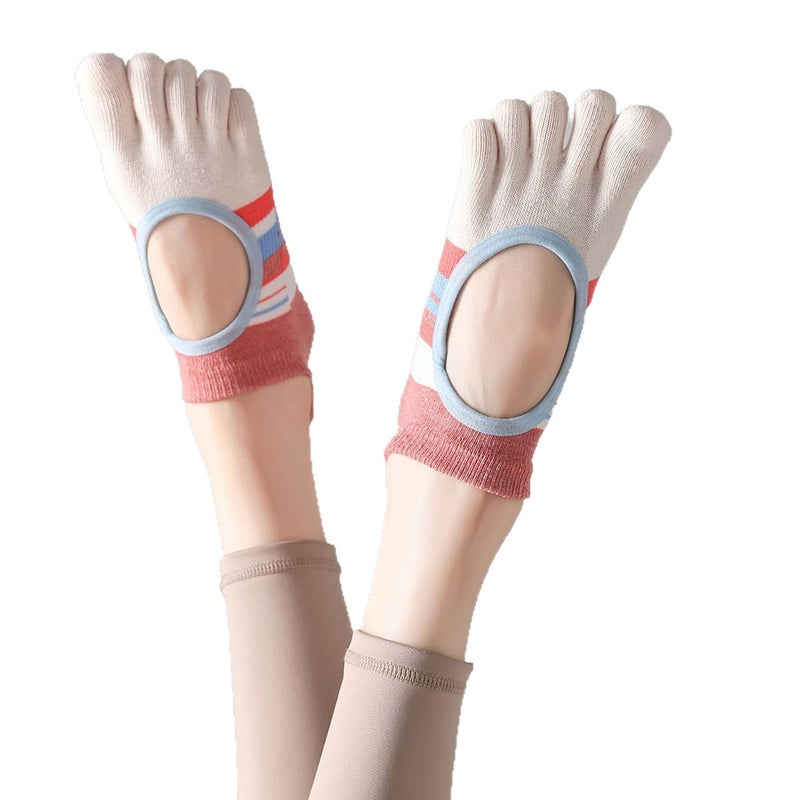 Women's Non-Slip Toe Socks for Yoga & Pilates - Image 5
