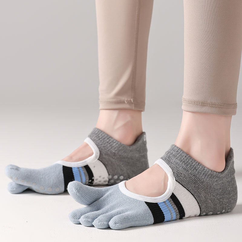 Women's Non-Slip Toe Socks for Yoga & Pilates - Image 3