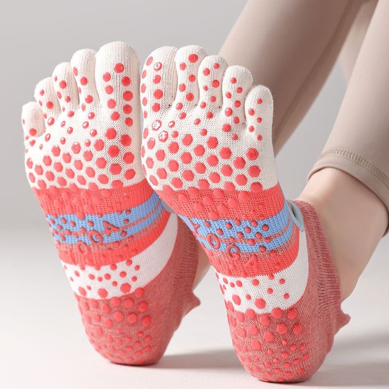 Women's Non-Slip Toe Socks for Yoga & Pilates - Image 1