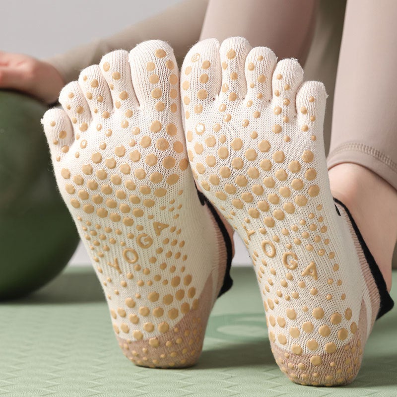 Women's Non-Slip Toe Socks for Yoga & Pilates - Image 4