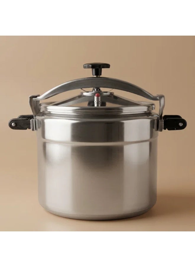 Aluminum Pressure Cooker, 15 Liter - Silver - Image 1