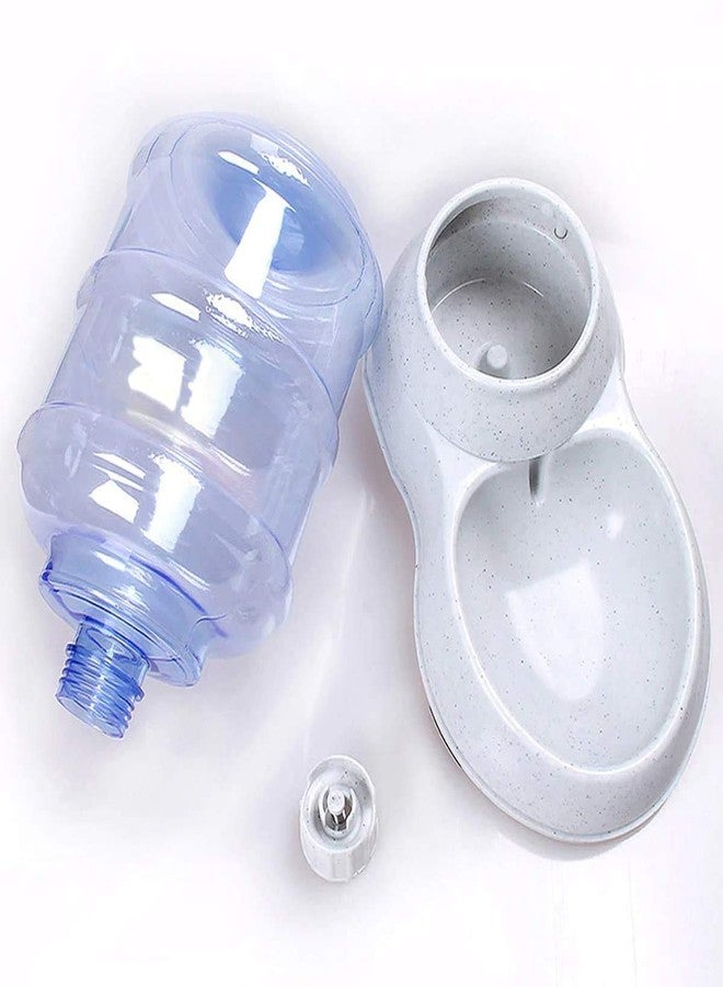 Aatamiy Self-Dispensing Dog Water Dispenser Dog and Cat Water Dispenser Bowl Animals Automatic Gravity Pet Water Drinking Fountain Bottle Bowl Dish Stand Dog Feeding Bowl - Image 3
