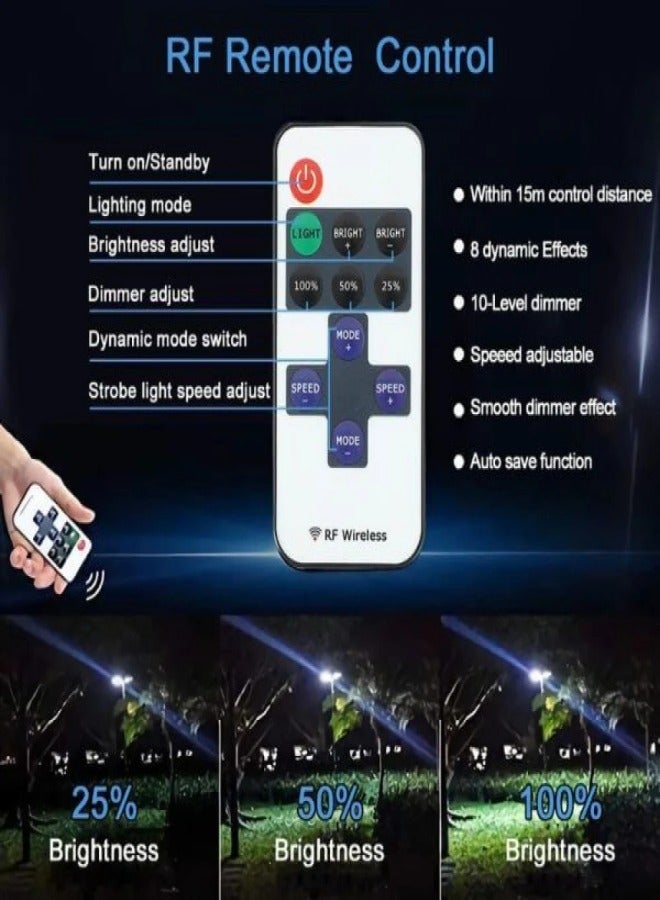 Cady One Multifunctional 360 degree outdoor LED light with remote control - Image 5