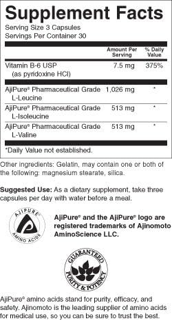 Swanson ULT Veg BCAA FEAT AJIPURE 90VEGANCAP - Image 3