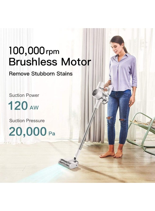 Dreame T10 Cordless Vacuum Cleaner, Eco Mode 60 Minute Runtime, Powerful Vacuum Cleaner 20Kpa, 3 Speed, Lightweight, Quiet for Carpets, Hard Floors, Car and Pet Hair - Image 4