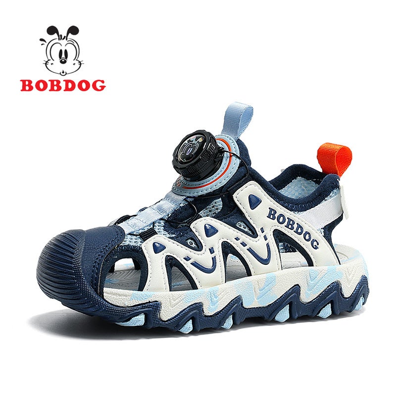 Babudou Children'S Sandals For Boys, 2025 Style, Boys' Non-Slip Soft-Soled Closed-Toe Sports Beach Shoes, Trendy - Image 1