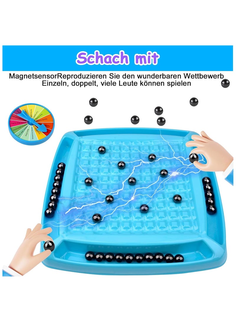 لعبة شطرنج مغناطيسية للاطفال من عمر سنة واحدة بينشوان، لوح حجر مغناطيسي، للبالغين والعاب لوحية للاولاد - Image 3