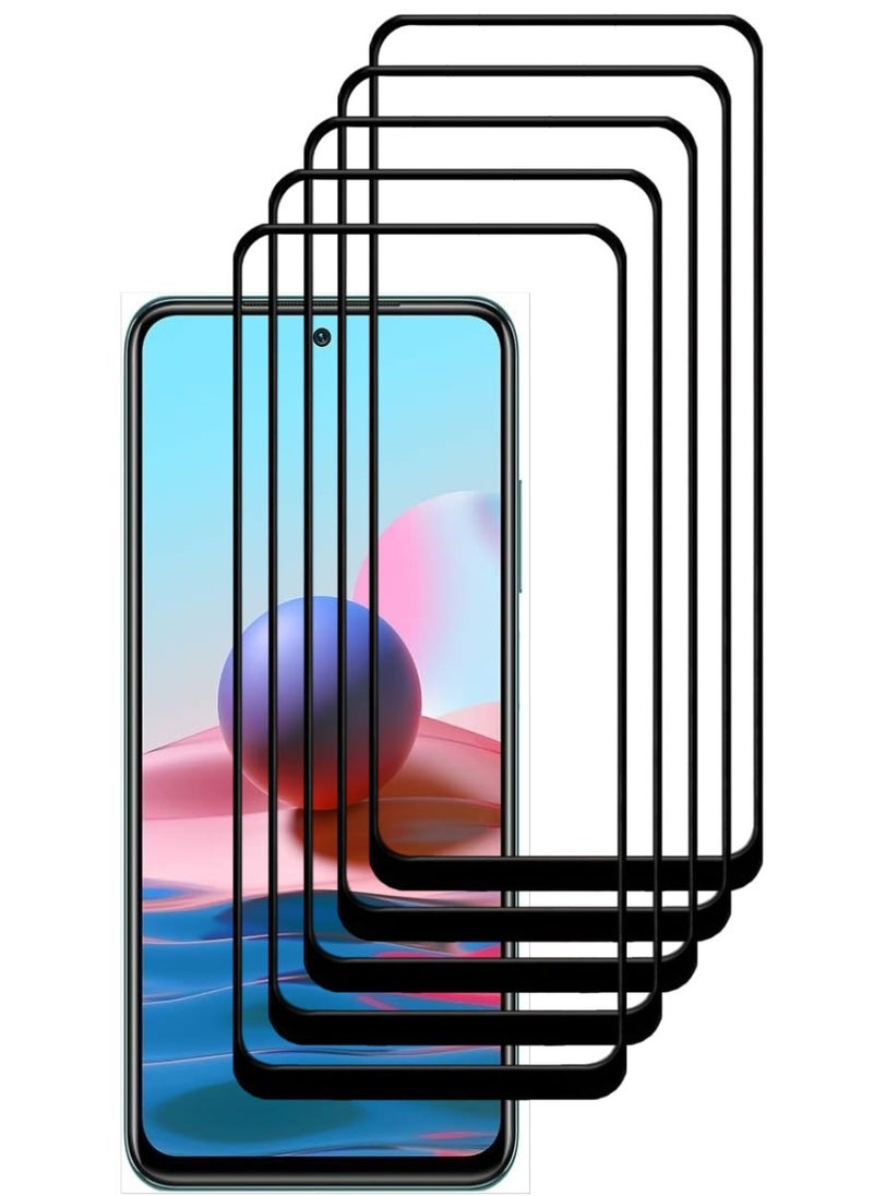 ACLIX 5 Pieces Antistatic ESD Dustproof Premium Quality High Definition Tempered Glass Screen Protector Designed For Xiaomi Redmi Note  10 - Image 1