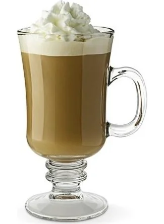 Paşabahçe Latte Glass Set of 6 Irish Coffee