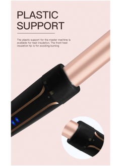 Generic Curling Wand Set, 5-IN-1 Hair Curler Iron, Professional Curling Wand Set, Instant Heat Up Hair Curler with 5 Interchangeable Ceramic Barrels (9-32mm), with Heat Protective Glove & 2 Clips (D)  - Image 5
