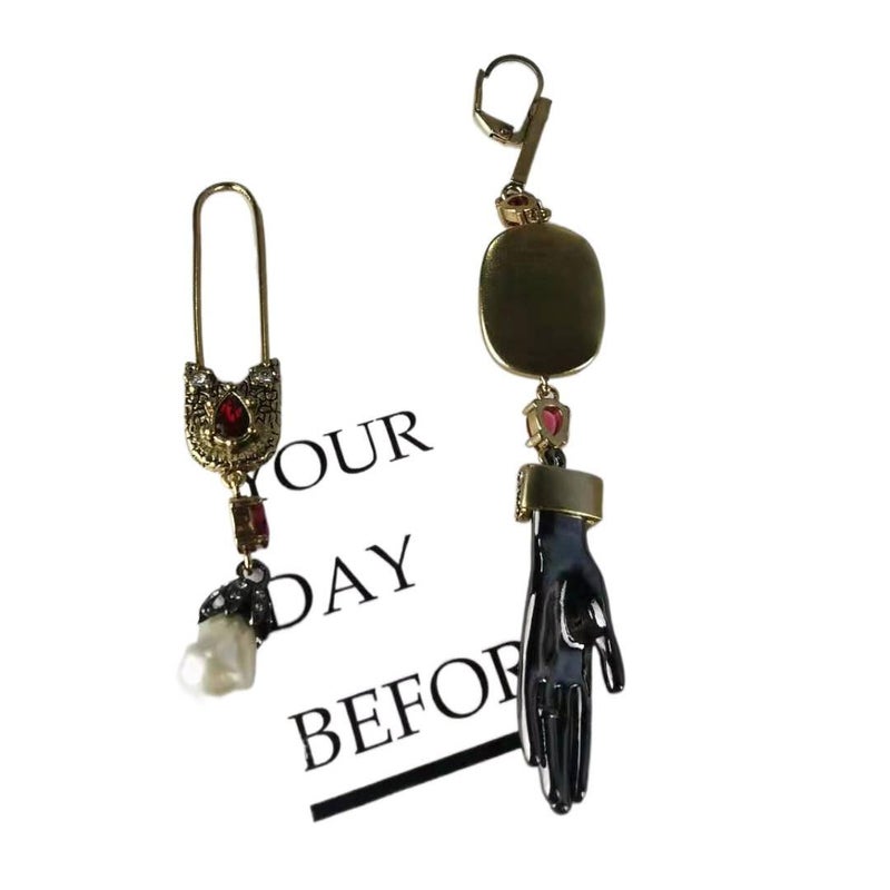 Gold Pearl Earrings with Gold Plated Finish and Lightweight Huggie Profile for Daily Wear and Elegant Styling - Senko Aura - Image 2
