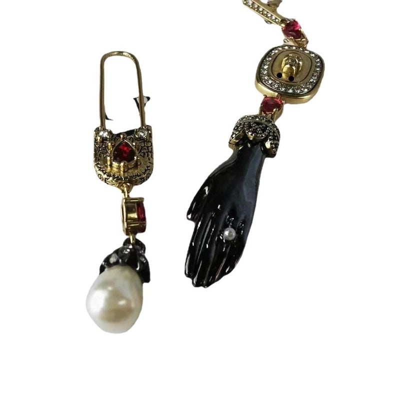 Gold Pearl Earrings with Gold Plated Finish and Lightweight Huggie Profile for Daily Wear and Elegant Styling - Senko Aura - Image 5